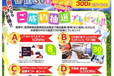 第6回 軽 de GOGO キャンペーン開催！