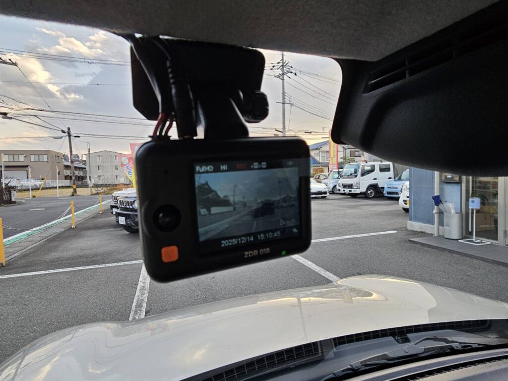 スズキ ハスラータフワイルド4WD ドライブレコーダー